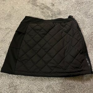 Quilted Black Skirt